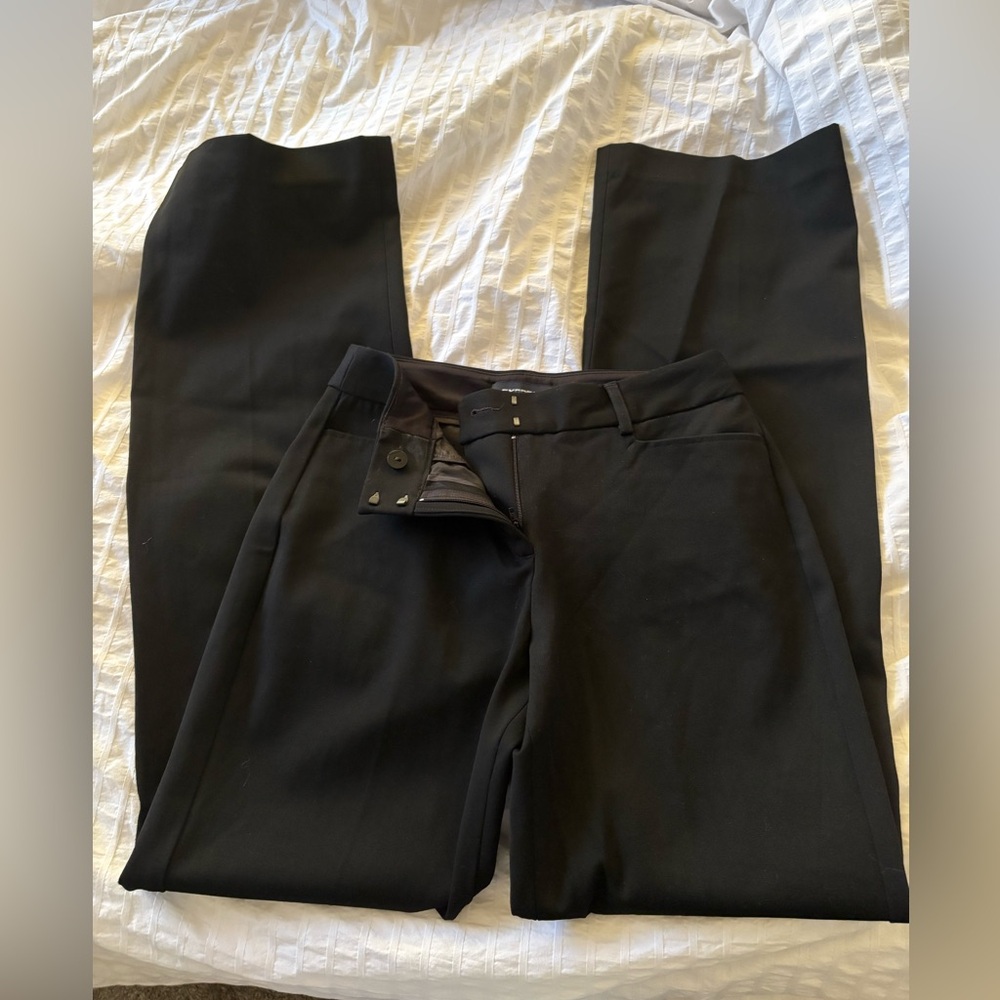 Express Editor Mid Rise Wide Leg Pant 0R - Picture 4 of 6